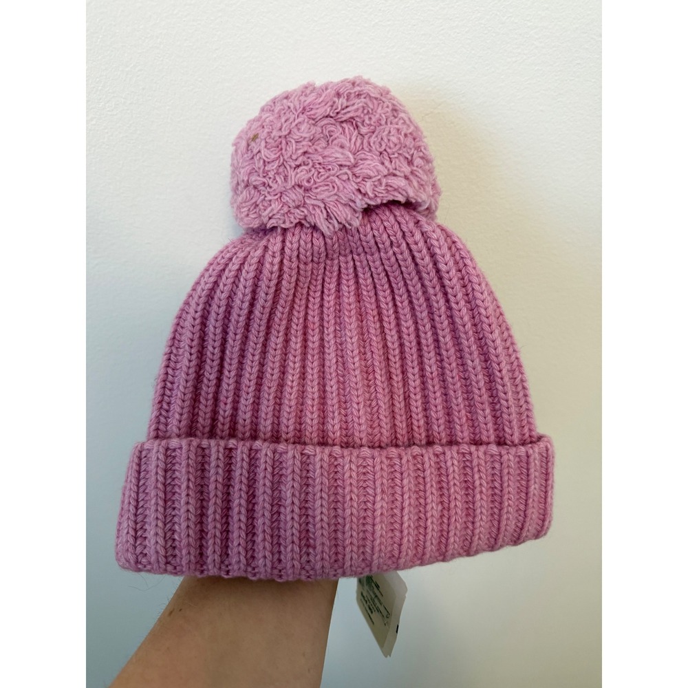 Portolano Kids' Chunky Beanie – Rosebloom‎ – Wool Blend – Kids 8-12 – NWT